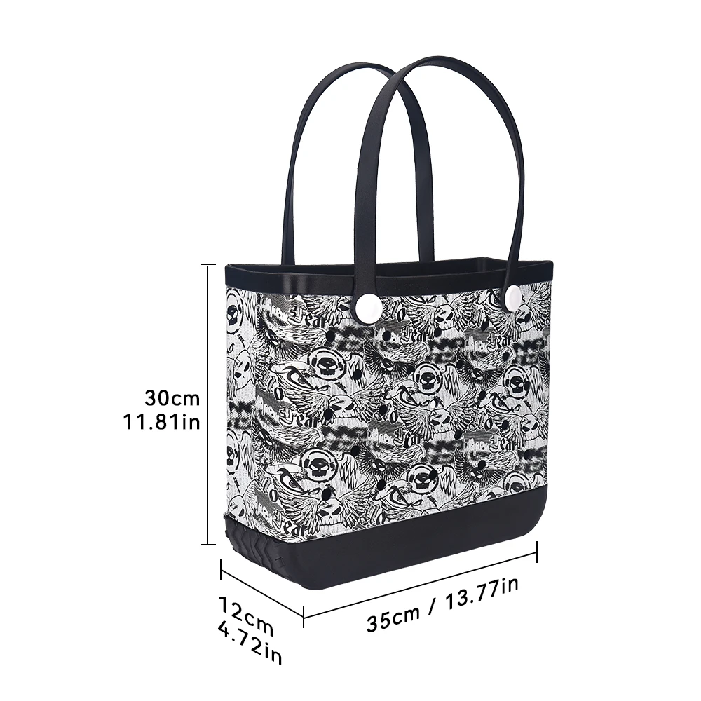 Boggs EVA handbag with four colorful patterns, a must-have summer high-capacity travel handbag