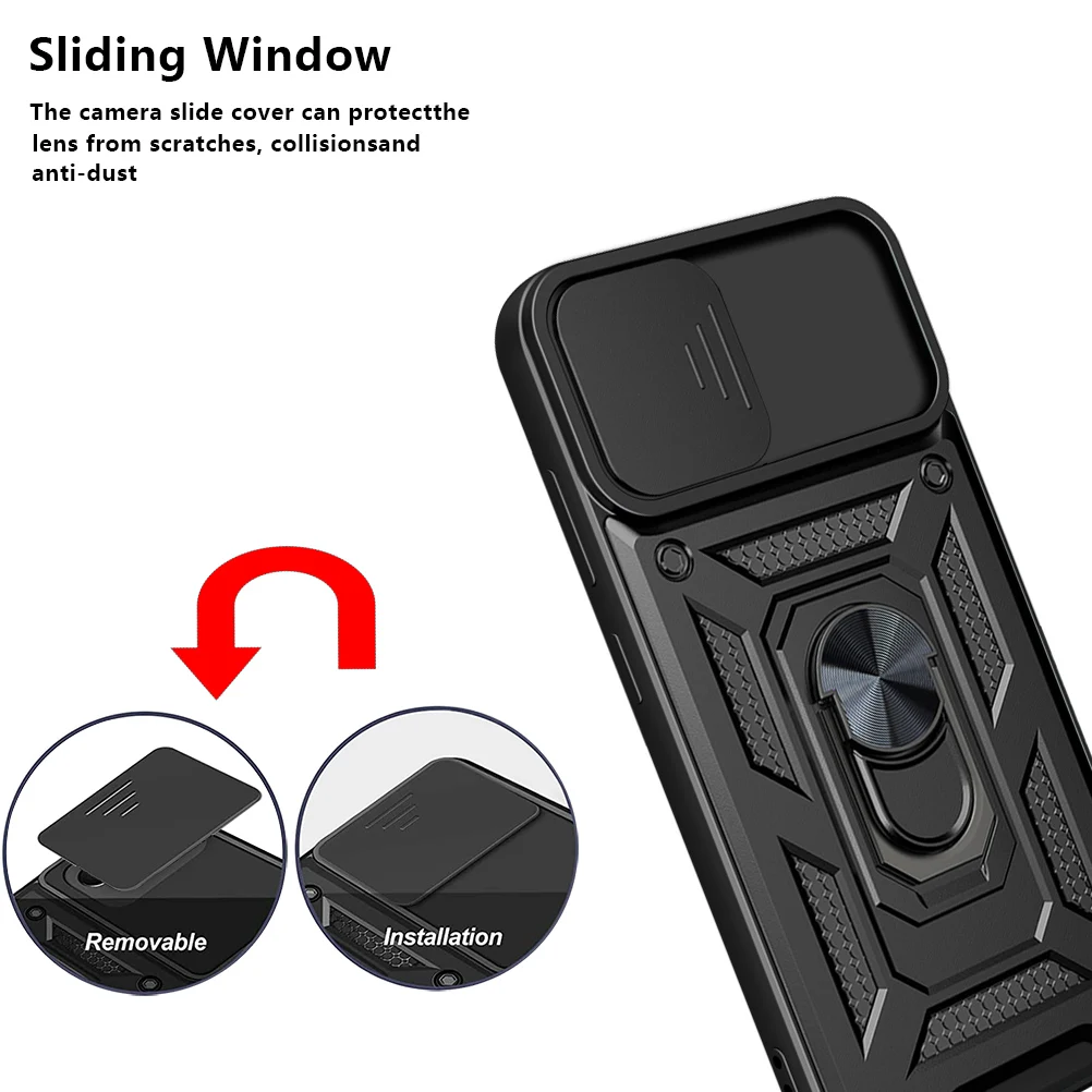 Durable Shockproof Armor Case with Car Holder