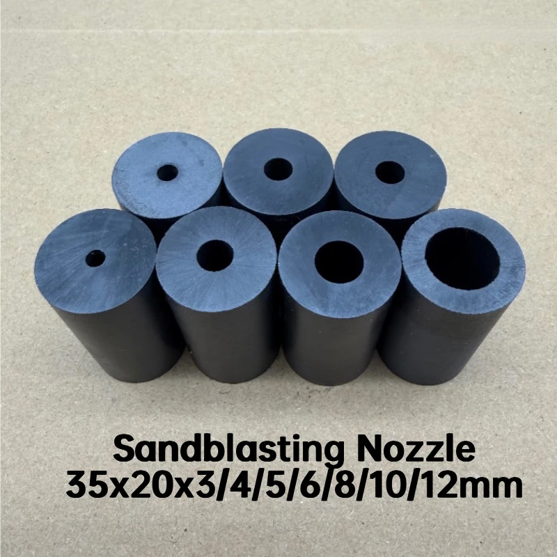 35 x 20 mm Borkarbid-Luft-Sandstrahldüse / Ersatz-Sandstrahler-Zubehörspitze