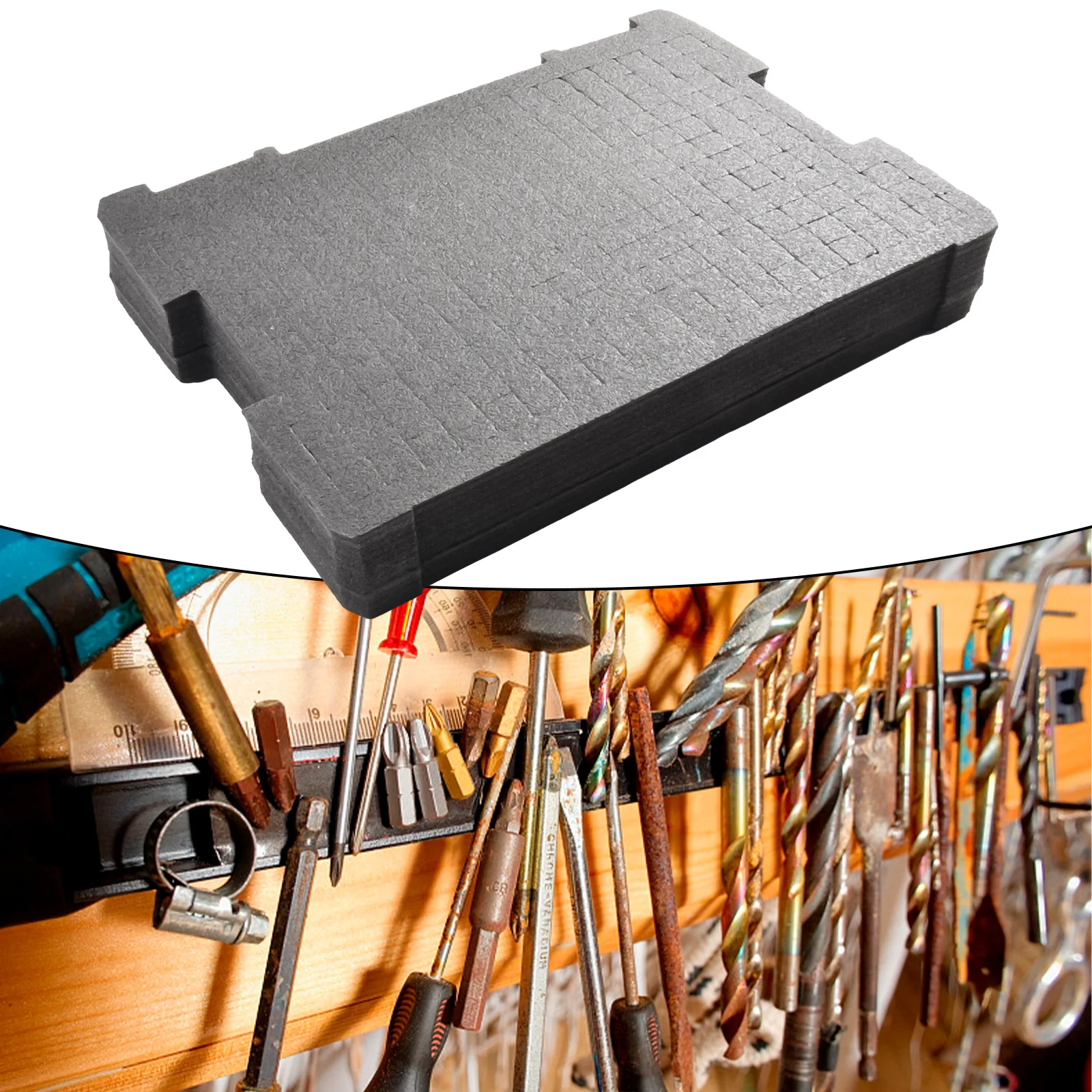 1pc DWST88801 Foam Insert For DWST17808 DWST17807 DWST17805 Tool Storage Box Removable Foam Block Protection And Storage Box 6