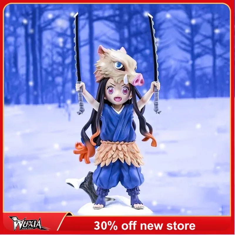 

19cm Demon Slayer Kamado Nezuko Pig Action Figure Anime Characters Cute Kawaii Girl Series Collection Desktop Display Gift Toys