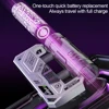 5000mAh 22.5W Fast Charging External Power Bank Battery Cyber​​​​​ Mech Style Portable Dual Port Removable Replaceable Battery 4