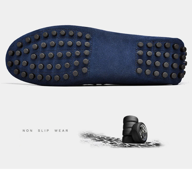 Casual Men's Shoes Breathable Loafers Moccasins Slip on Flats
