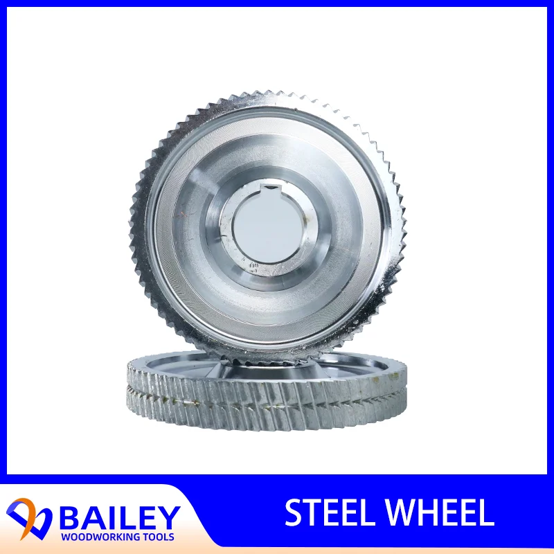 bailey-1pc-140x20x35mm-durable-steel-wheel-feeding-wheel-for-four-size-moulder-machine-woodworking-tool-accessories