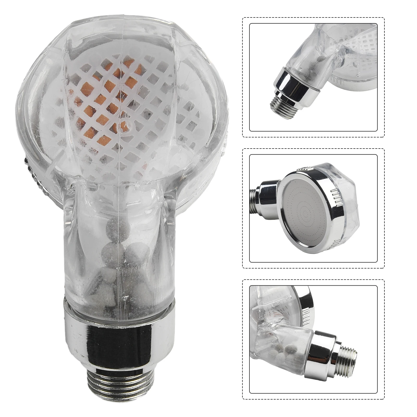 

Handheld Shower Head High Pressure ABS Anion Bathroom Filter For Hard Water Barber Shop Saving Water Shower SPA Nozzle Sprayer