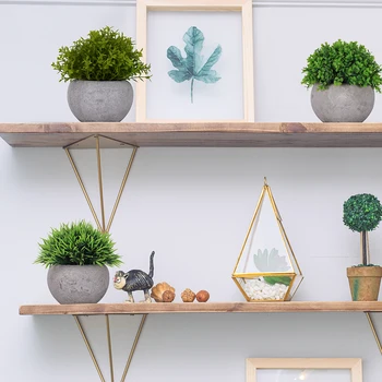 Lifelike Green Artificial Potted Plant 5