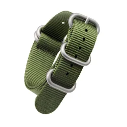 Premium Nylon Watch Strap in Vibrant Colors - 22MM/20MM Width Options - 22mm (GREEN)
