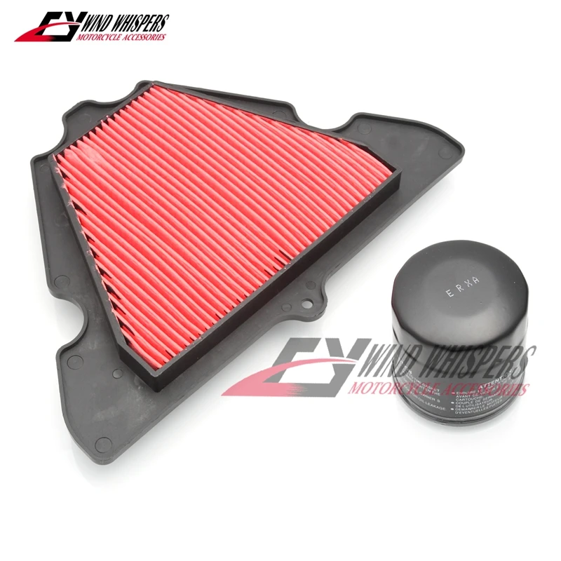 Motorcycle Oil Filter High flow Air Filter Intake Cleaner for KAWASAKI Z1000 2010-Z 1000 SX Z1000SX 2011-2015