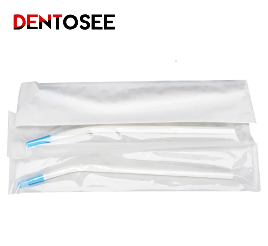 

20Pcs Dental Clinic Disposable Surgical Suction Tips Saliva Ejector Laboratory Clinic Suction Tube Long Slim Type