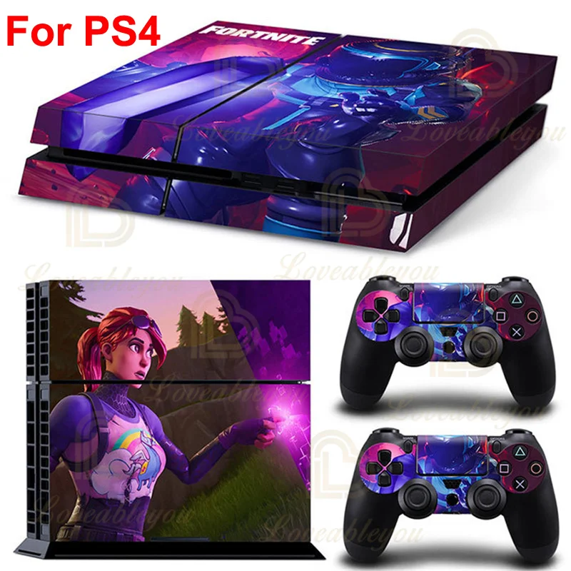 X Lord FORTNITE Battle Game Console Stickers For SONY XBOX ONE S Full Body  Color Skin Decals For PlayStation Controller Gamepad