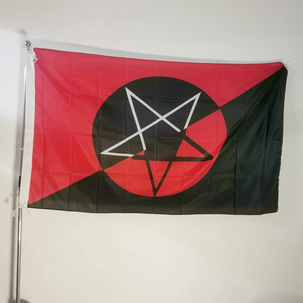 Anarchist-Flag-A-Symbol-Rojava-Anarcho-Syndicalist-Banner-90x150cm ...