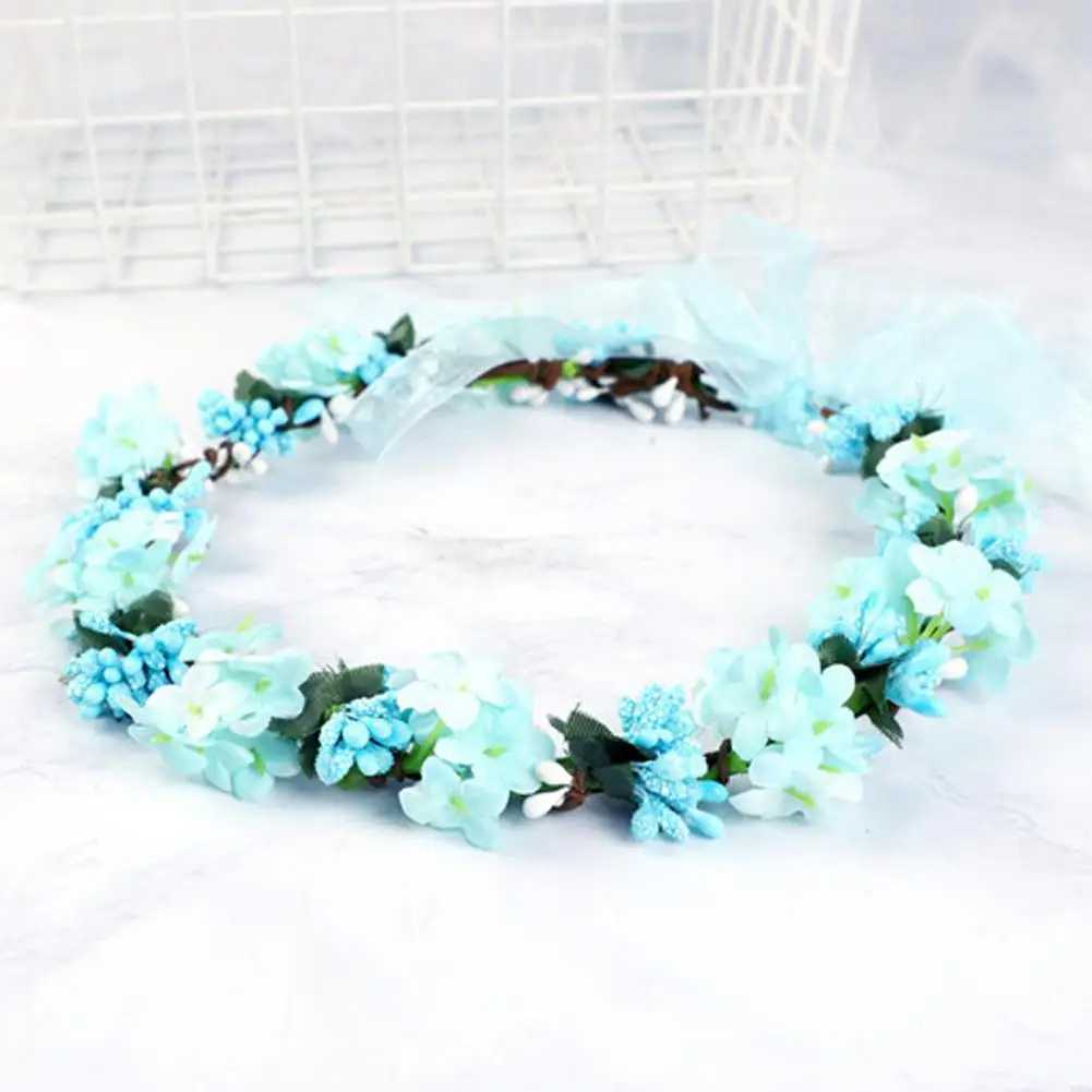 

Эластичные Цветочные аксессуары для волос, элегантные кружевные аксессуары для женщин и девушек, эластичный дизайн, корона, головной убор, волосы для A