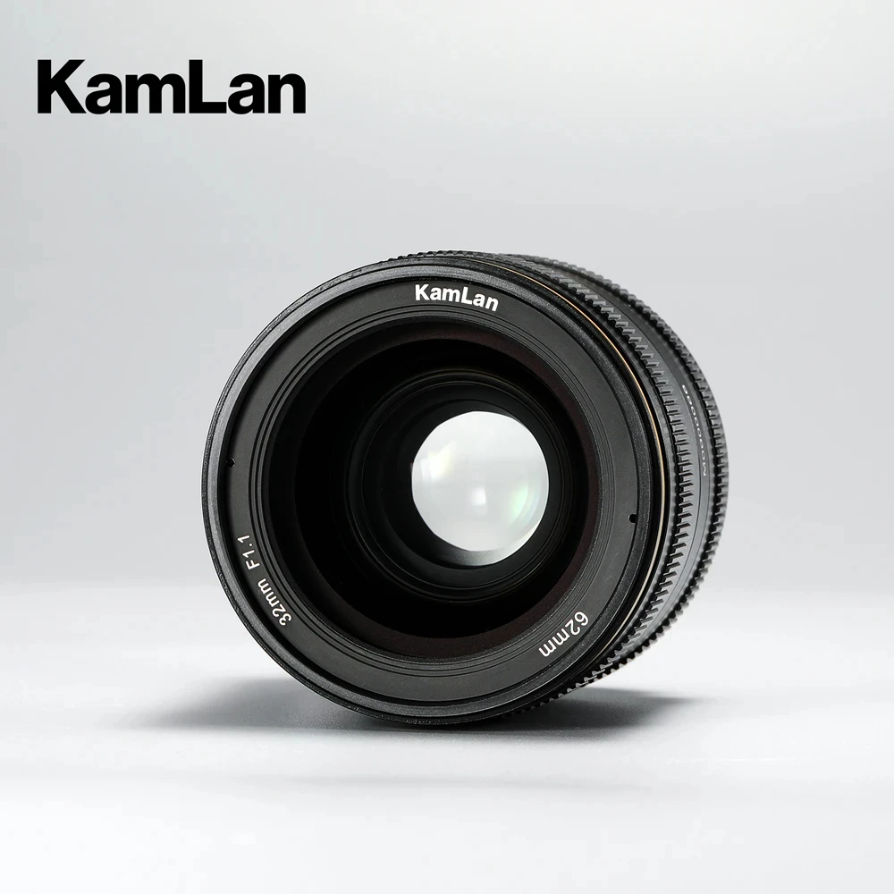  E/캐논 M/후지 X/M43 미러리스 카메라용 Kamlan 32mm f1.1 APS-..