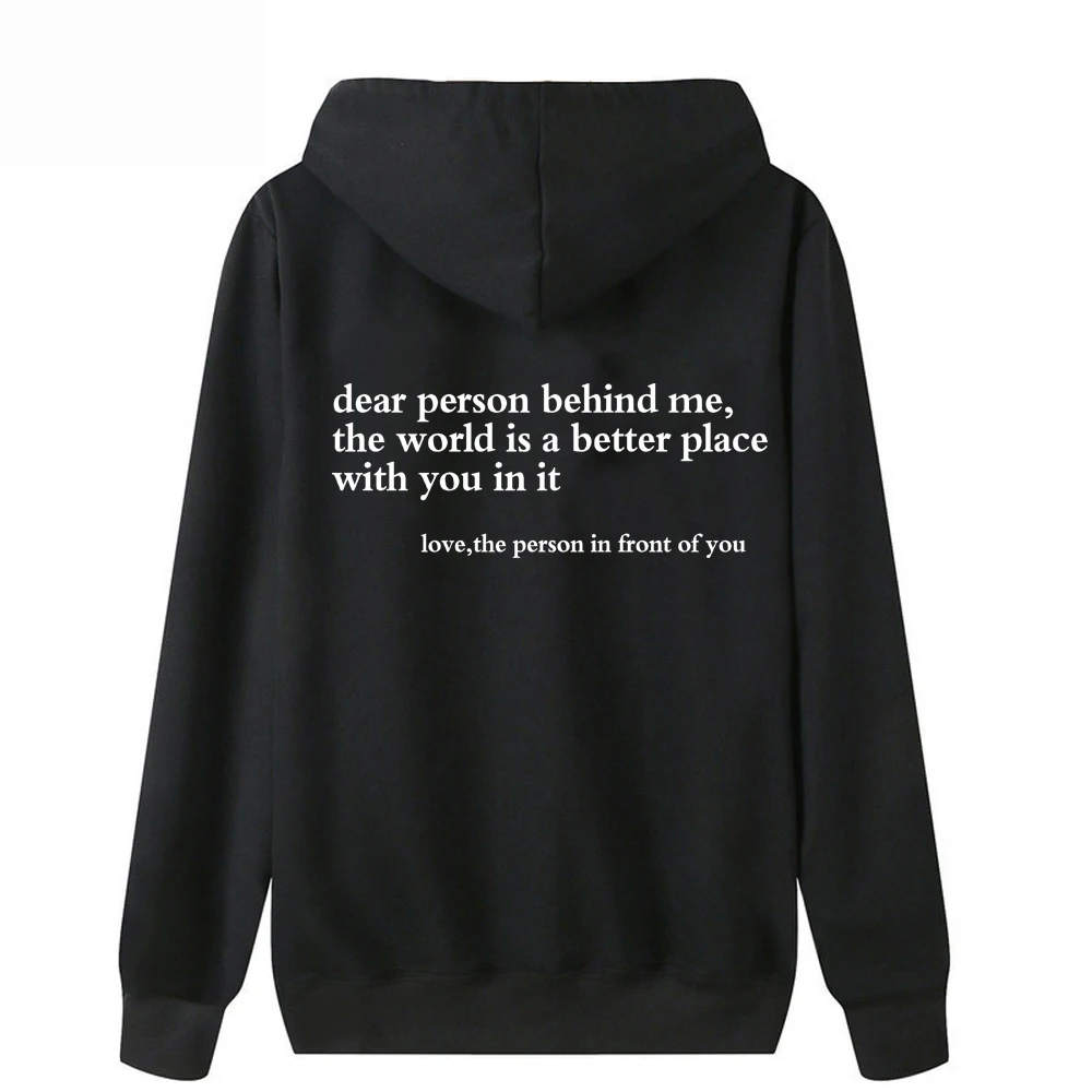 Hoodie Mental Health Sweater Positive Message Sweater 5