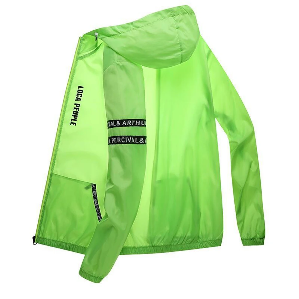 Sun Protection Male Summer Cycling Jacket Sports Casual Youth Coat Anti-UV Outdoor Sports Fitness Run Train Long Sleeve Fishing