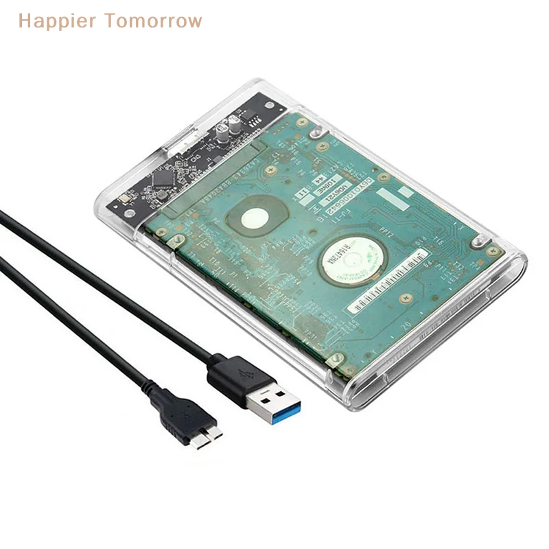 USB TYPE-C 3.0 HDD Ŭ, 2.5 ġ  Ʈ SATA SSD ϵ ̺ ̽ , 6TB    HDD, 1PC