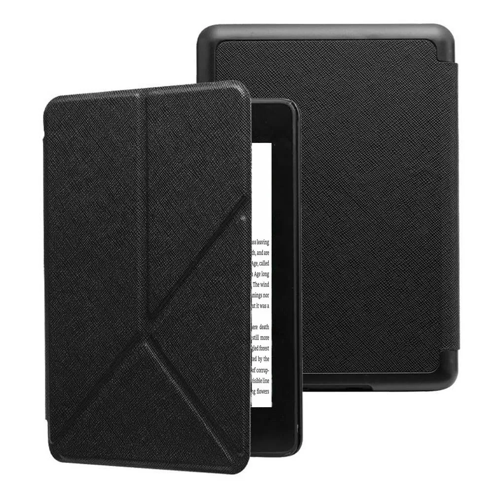 High Quality Leather Stand Case For Kindle Paperwhite Signature Edition 5th Generation 6.8" M2L3EK and 6" EY21 DP75SDI Cover