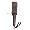 23CM Cow Leather Double-Layers Genuine Leather Paddle,,Deluxe Riding Crop Leather Horsewhip 6