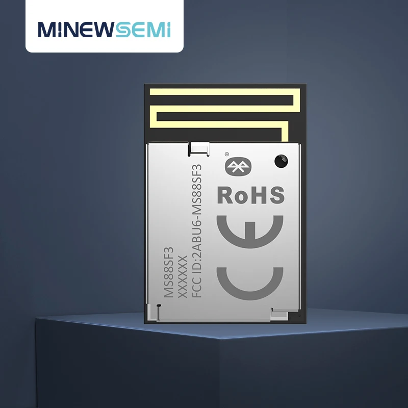 FCC CE RoHs 인증 장거리 모듈, 북유럽 nRF52840 BLE 5.2, 48 GPIO, 다중 프로토콜 지원, 최소 크기
