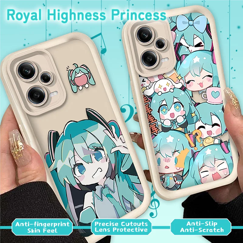 Miku Q Version Emoji Soft Phone Case