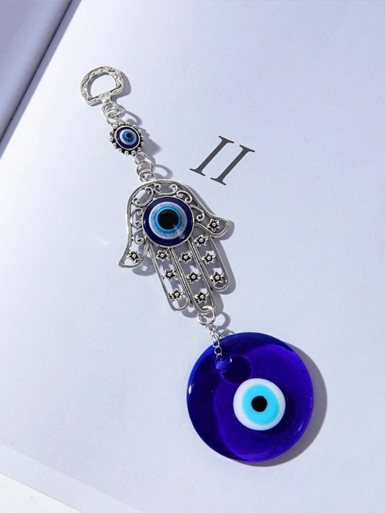 🧿 Devil’s Eye Glass Pendant – Turkish Protection Amulet 2