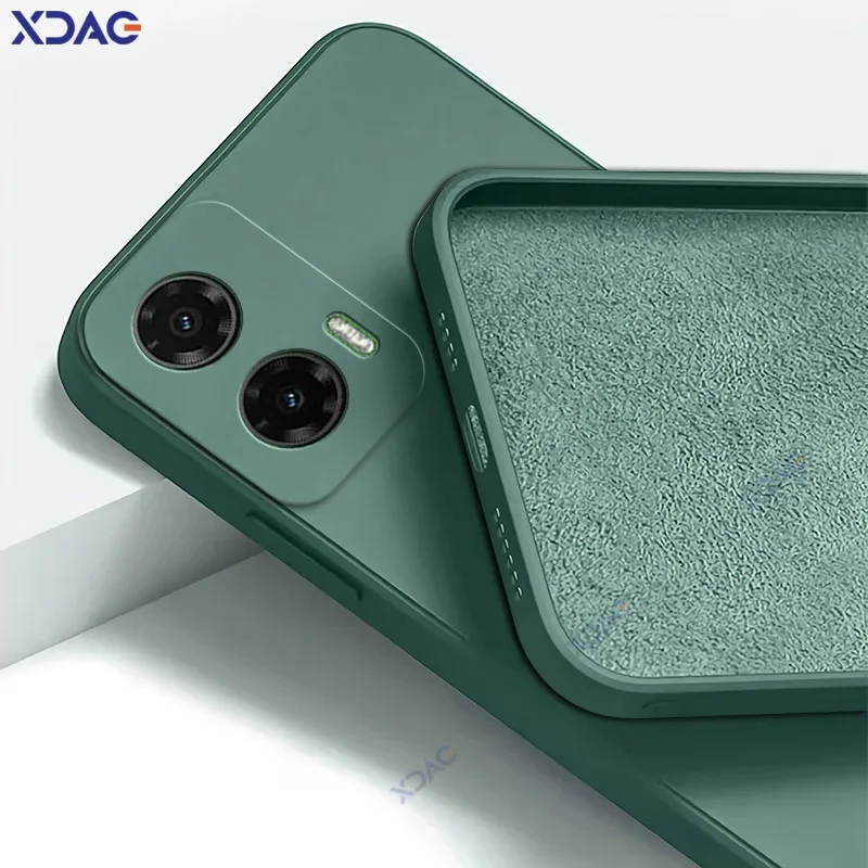 Luxury Dual Layer Silicone Armor Cellphone Case with Camera Protection
