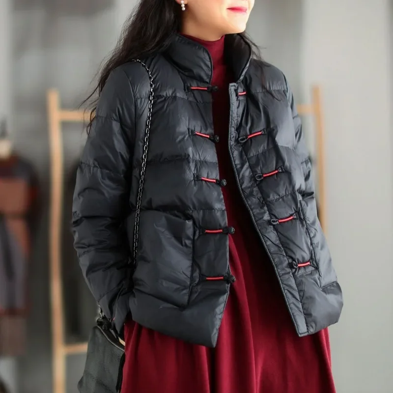 2024 New Women Down Jacket Autumn Winter Coat Female Short Parkas Loose Large Size Outwear Given To Philandering Overcoat