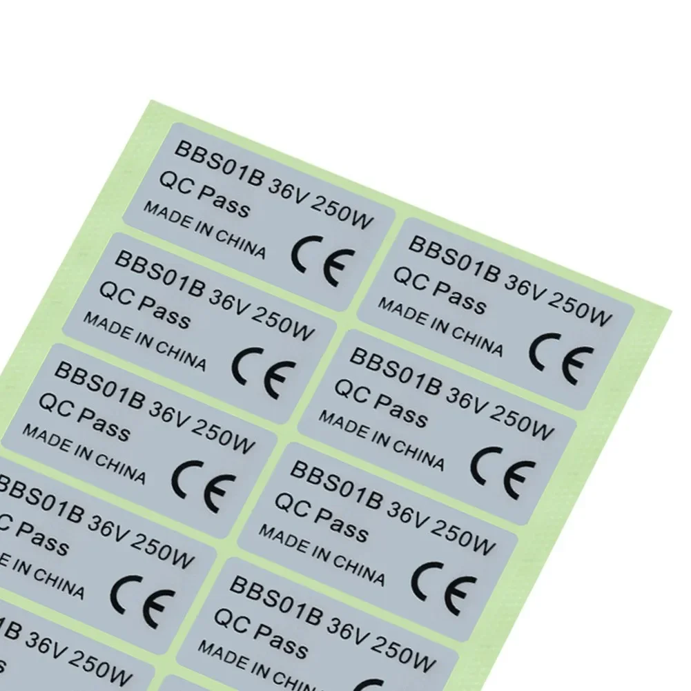 Bafang Motor Label Sticker 6PCS electric bike parts For BAFANG Mid Drive Motor 36V 250W 350W 500W 48V 750W 52V 1000W BBS01 BBS02 BBSHD