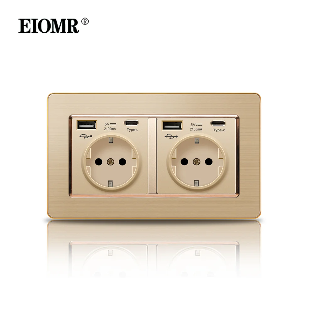 Type-c Double Socket