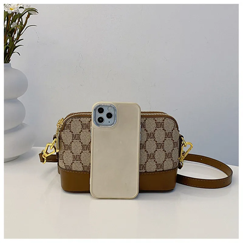 Women's Luxury Handbag New European and American Retro Printed Small Square Bag Versatile Crossbody Shoulder Bag Trendy