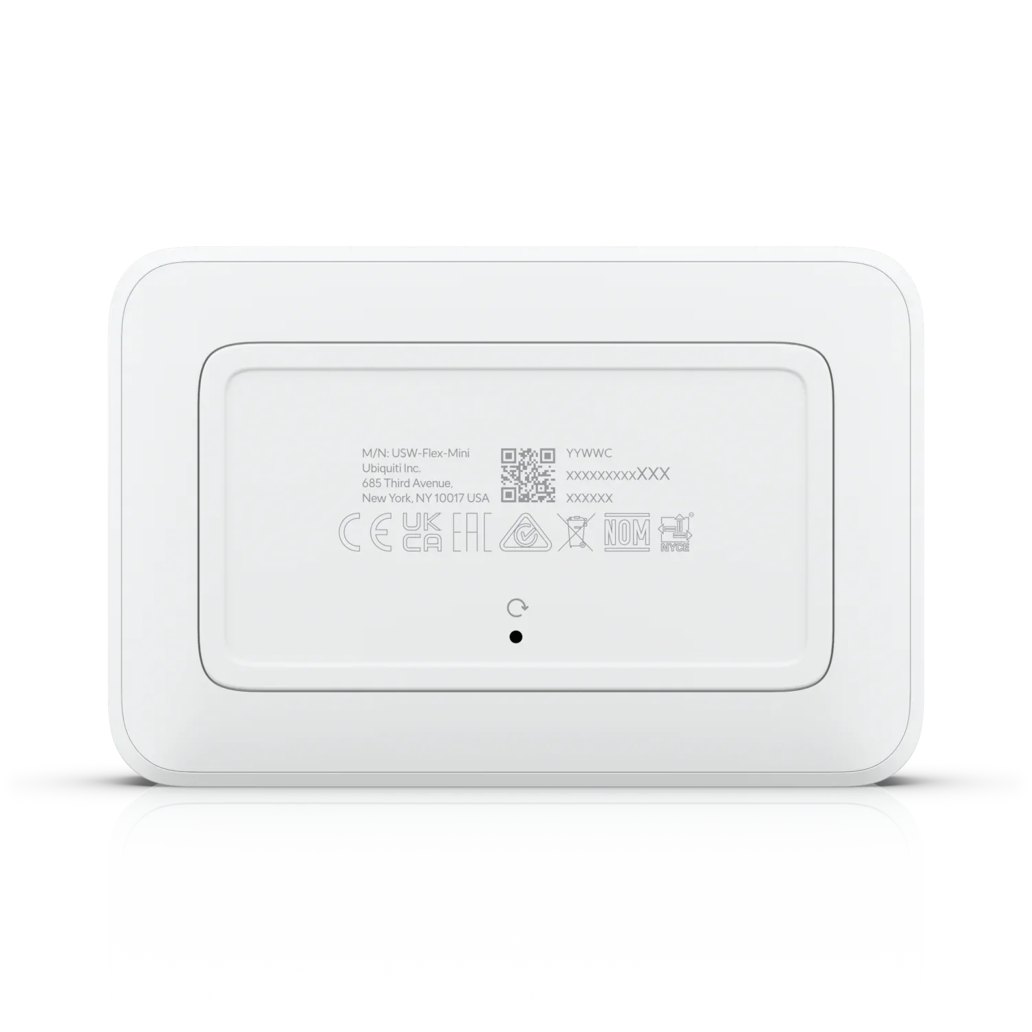 Ubiquiti Networks UniFi USW-Flex-Mini Managed 5-Port Gigabit Network Switch with USB-C Power Adapter
