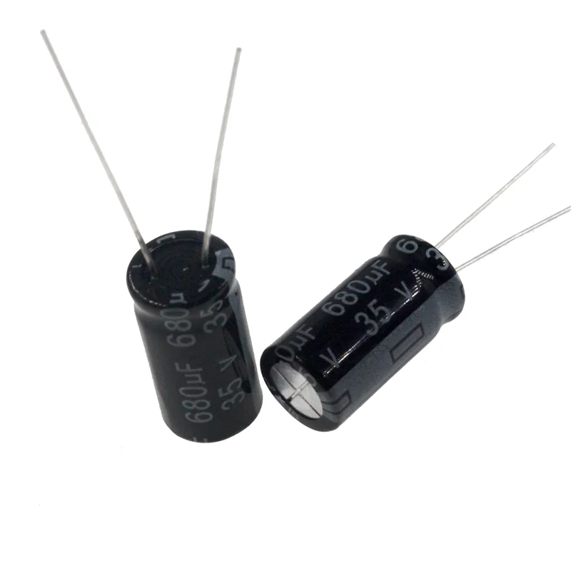 5pcs 680uF 35V 680MFD 35WV 10*16mm Aluminum Electrolytic Capacitor Radial