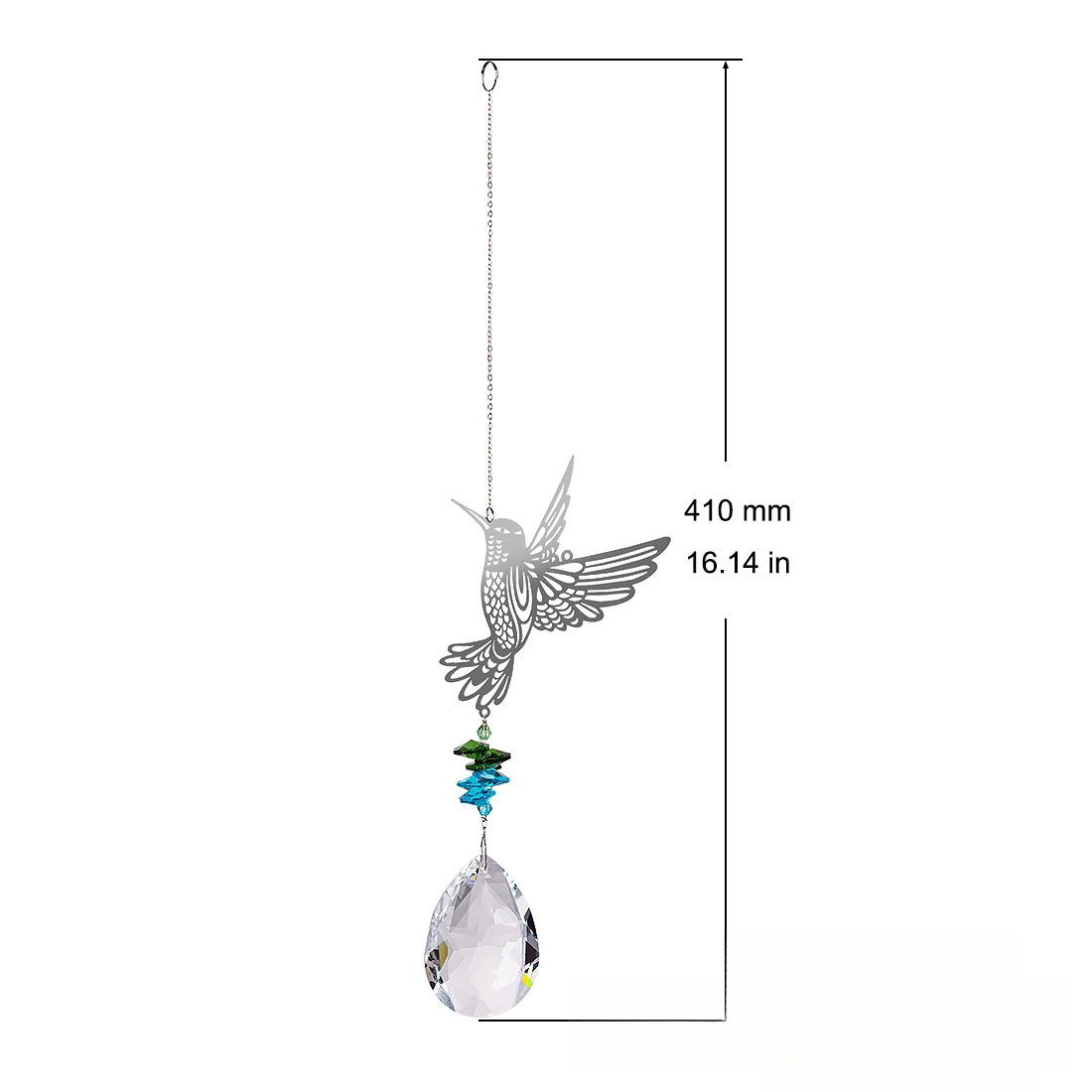 Crystal Suncatcher AnimalHummingbird PrismBall PendantforHomeWindowWallOutdoor GardenLight GatheringDecorationParty Supplies