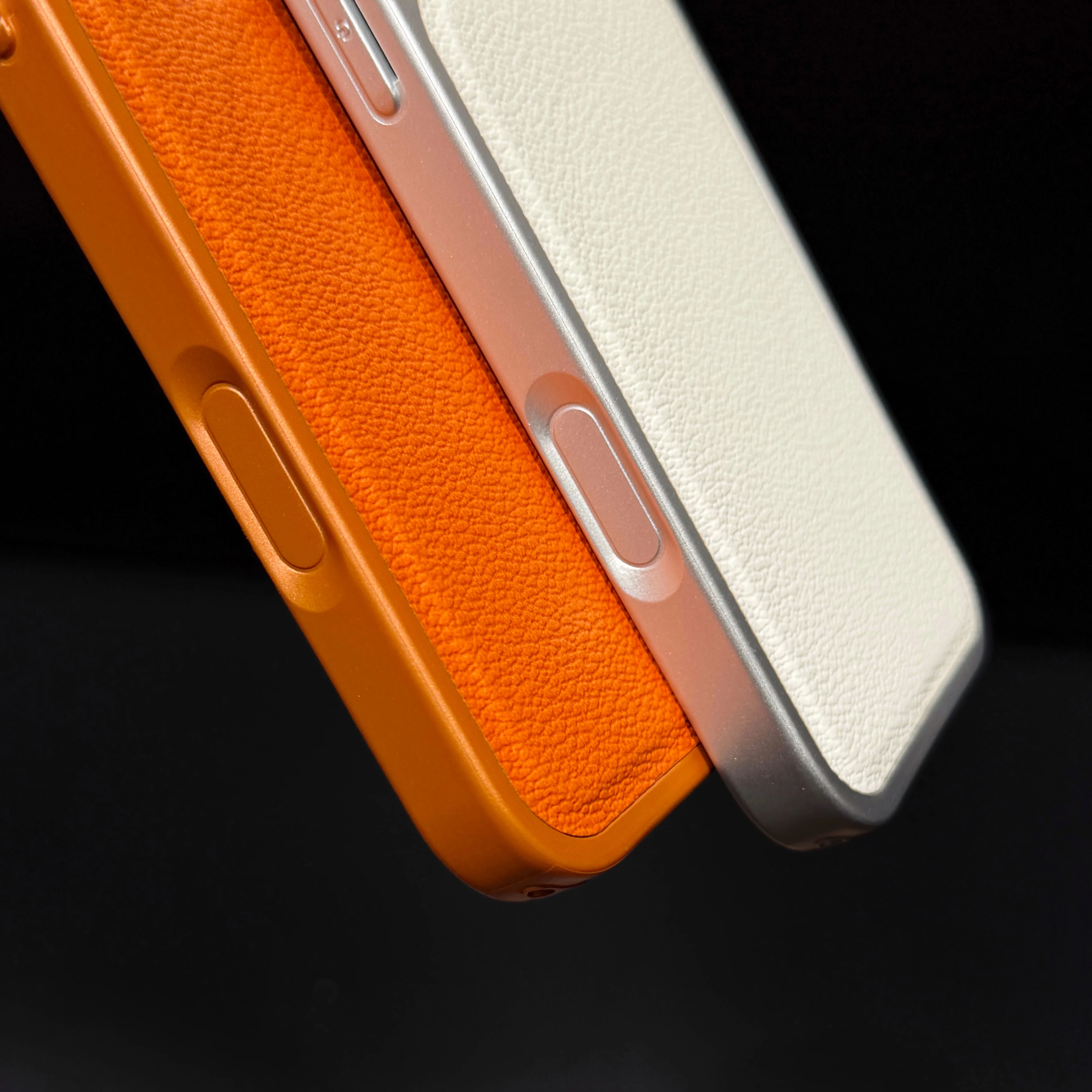 Matte Leather Magnetic Phone Case with Camera Protection and Shockproof Design
