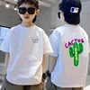 2024 Rapper Cactus Jack Graphic Cotton T Shirt Kid Boy Girls Hip Hop Tee Fashion Short Sleeve Shirt Summer Oversized Cotton Tops 2