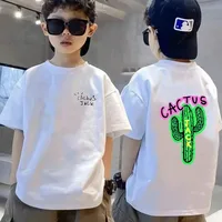 2024 Rapper Cactus Jack Graphic Cotton T Shirt Kid Boy Girls Hip Hop Tee Fashion Short Sleeve Shirt Summer Oversized Cotton Tops 2