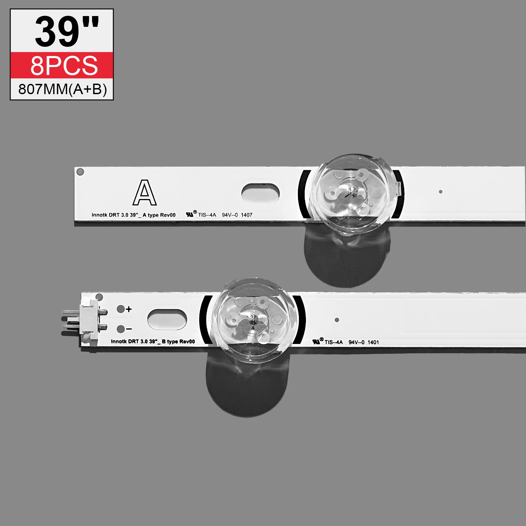 8PCS (4A + 4B) LED Ʈ Ʈ 390HVJ01 lnnotek drt 3.0 39 &39LB5700 39LB650V 39LB5800 39LB561F NC390DUN-VXBP2 V390HJ4-