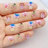 50pcs Mixed Resin Mini Cartoon Circus Clown Flatback Rhinestone Figurines Nail Art DIY Party Scrapbook Accessories Crafts 4