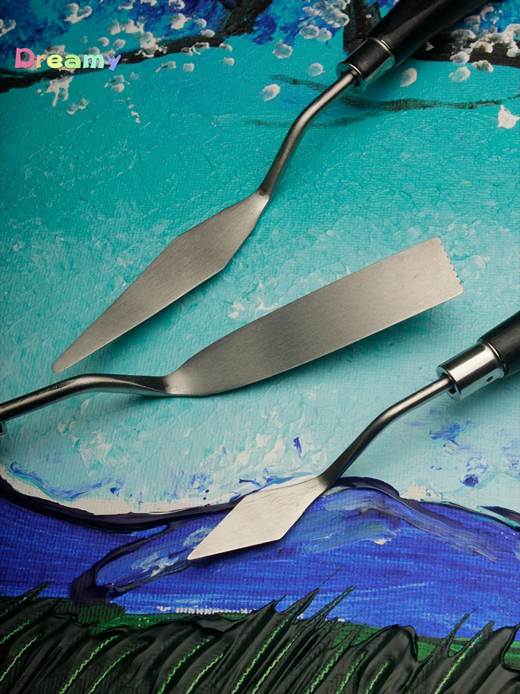 Coltello Da Pittura Liquitex Professionale N.08 | Metallo Spazzolato Antiruggine | Per Acrilici E Olio | Manico Ergonomico - Foto 3