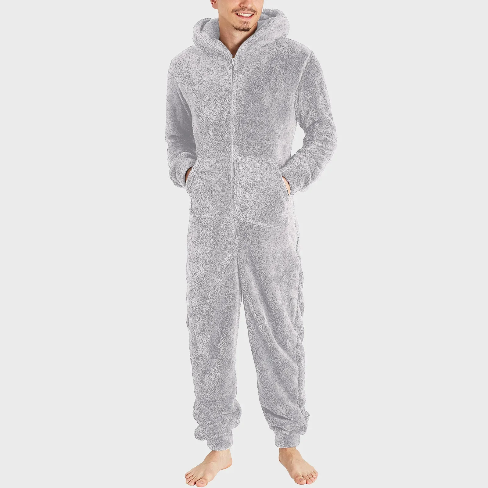 Men Jumpsuits Long Sleeve Pajama