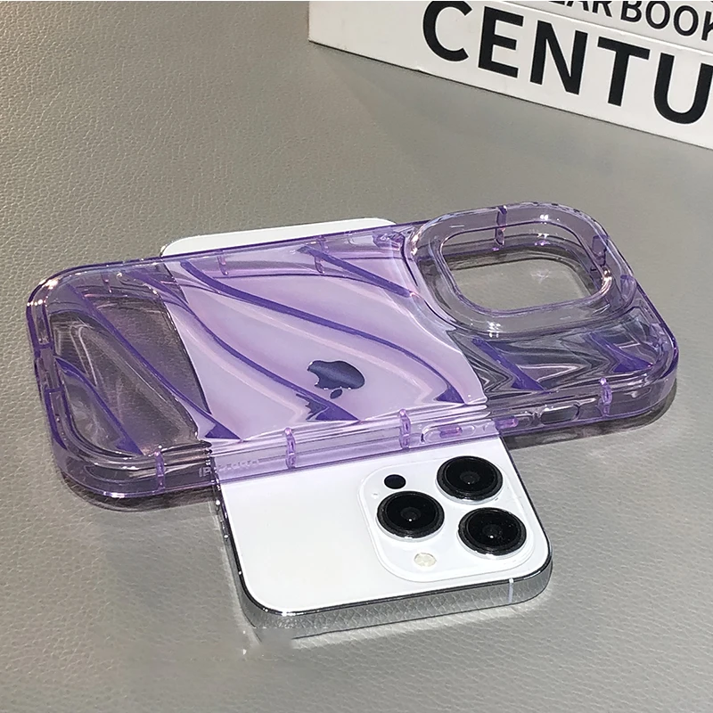 thumbnail image 1 of Luxury Transparent Shockproof Buffer Cushion Case for iPhone 15 14 13 12 11 Pro X XR XS Max 7 8 Plus Soft Clear Silicone Cover, 1 of 5
