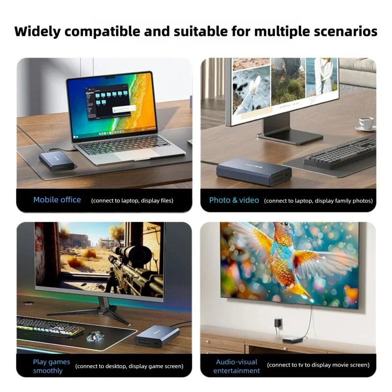 ACASIS 2.5/3.5인치 HDD 인클로저 어댑터 5Gbps 알루미늄 합금 USB 3.0 to SATA HDD 케이스 24TB 확장 HDD 박스 (PC/노트북용)