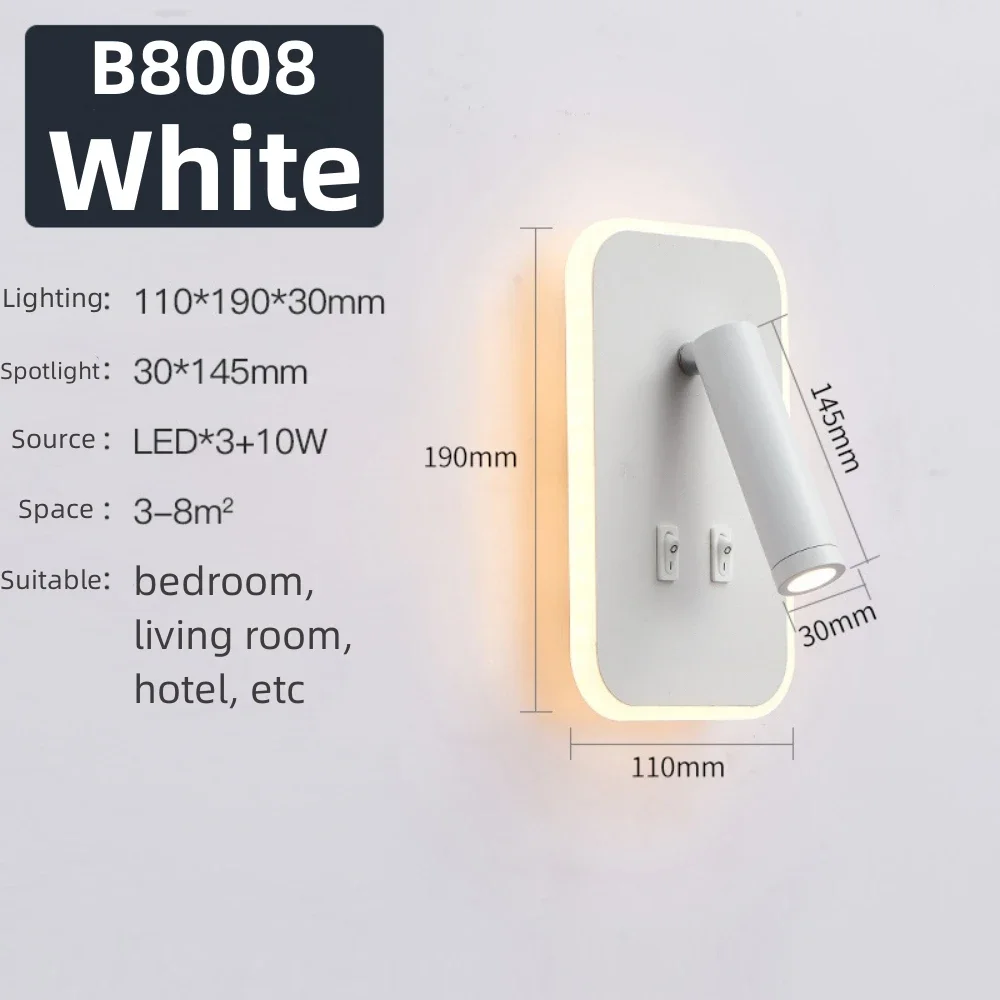 ตัวเลือกสินค้า โคมไฟติดผนังปรับมุมได้ LED ทันสมัย