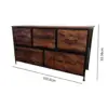 Fabric Dresser Chest of Drawers Clothes Organizer Practical Portable Cabinet Storage Tower for Dressing Room Hallway Entryway 6