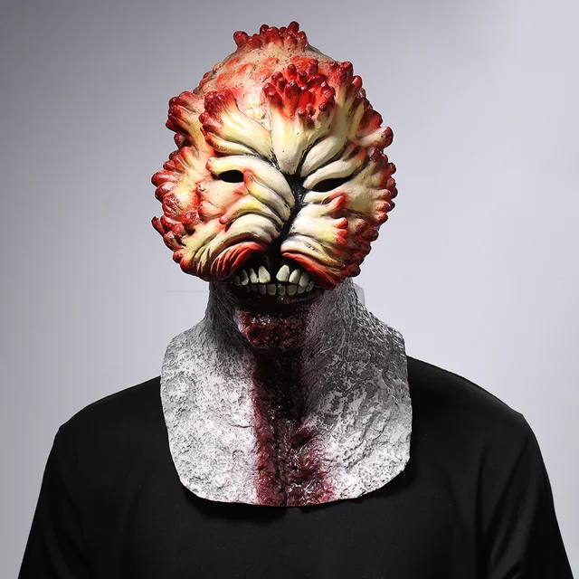 The Last Of Us Clickers Mask Horror Zombies Cosplay Mask Game Monster Full  Head Mask Halloween Carnival Party Costumes Headgear - AliExpress