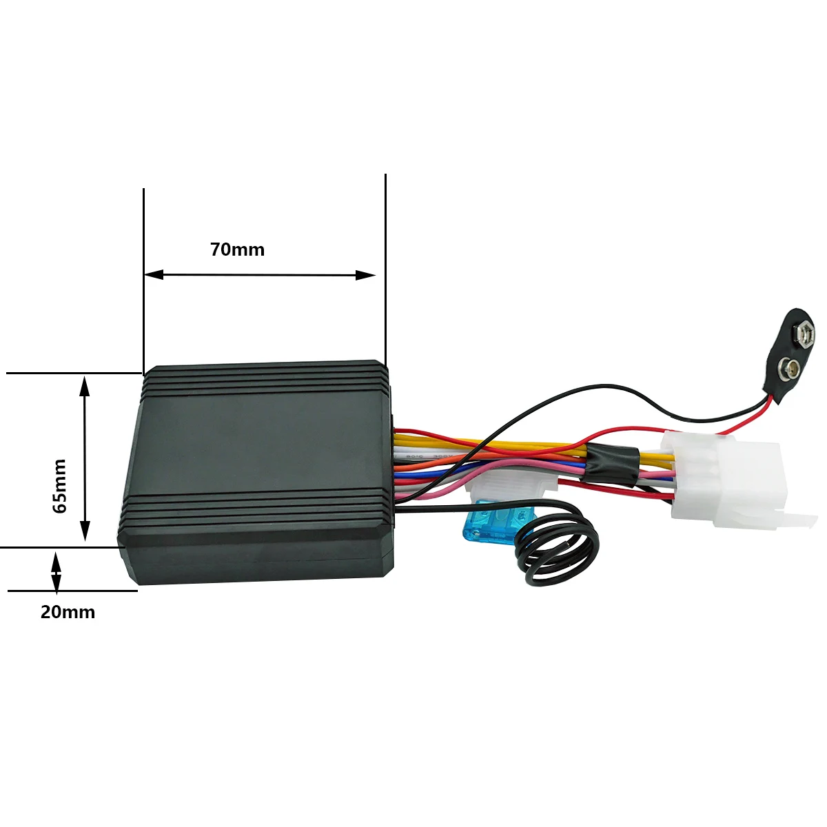 Smart motorcycle anti-theft alarm with ignition and shutdown function can prevent cutting wires and automatically set the alarm