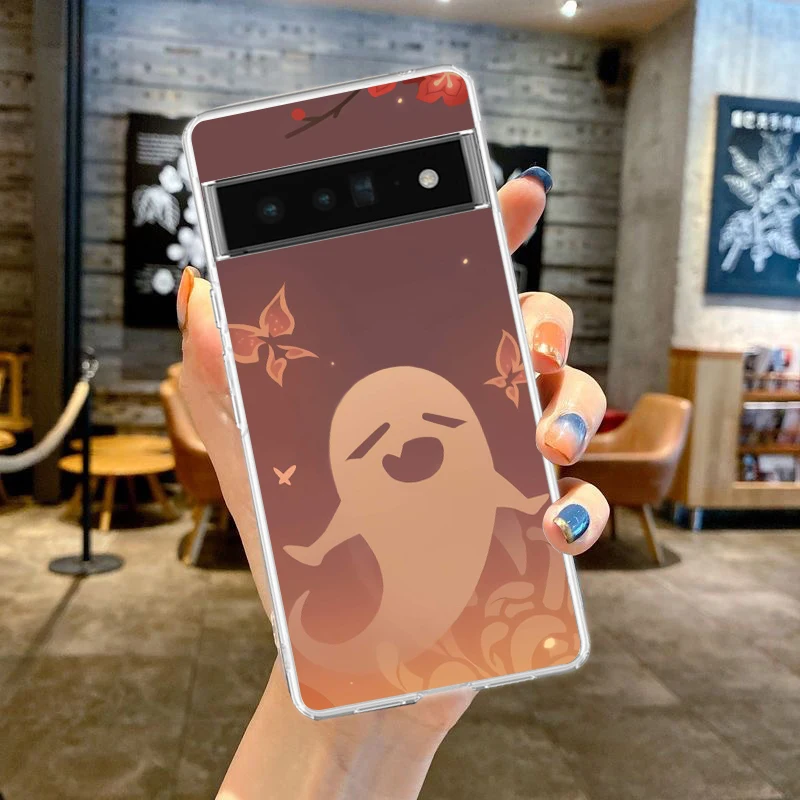 Genshin Impact Logo Soft Silicone Shockproof Clear Phone Case