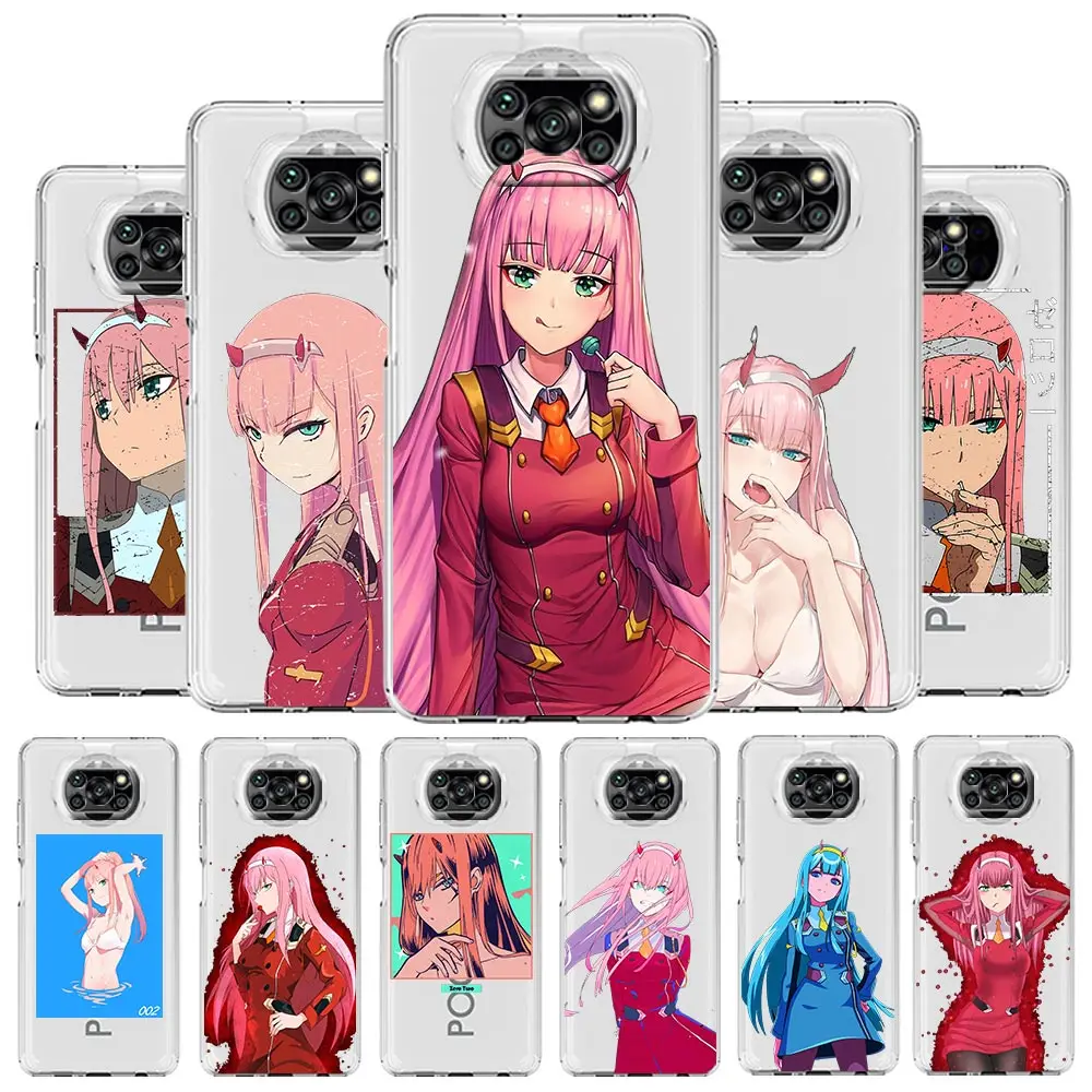 

Darling in the Franxx 02 Anime Phone Case For Xiaomi Mi 12T 10 12 Lite 11 Ultra 11X 11T Pro 11i Poco X4 X3 NFC F3 F4 M3 M4 Cover