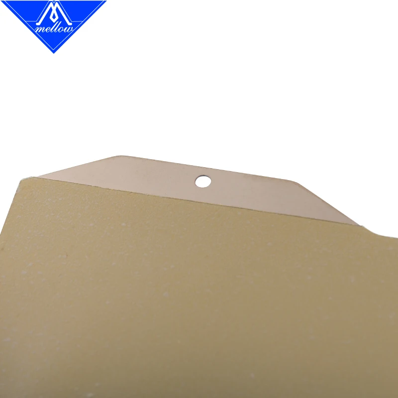 Mellow-double Sided Pei Powder Coated Spring Steel Sheet Folha Texturizada e Lisa Adesivo Magnético para Impressora 3d Vzbot 330 - Imagem 2