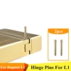 2pcs Gold/Silver Hinge Pins For Dupont L1/Ligne 1 Lighter Case Link Top Cover Case Body Connecting DIY Repair Parts Accessories 1